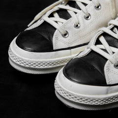 Fear Of God ESSENTIALS x Converse Chuck 70 High joint style leather splicing high-top canvas shoes