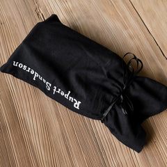 ルパート・サンダーソン ベッドファ レザーフラット - ゴールドレッド イギリスの靴デザイナーによるレッドとゴールドのカラーマッチングレザーフラット