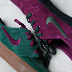 NIKE SB Zoom ID Stefan Janoski Suede Low Top Sneakers