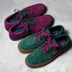 NIKE SB Zoom ID Stefan Janoski Suede Low Top Sneakers