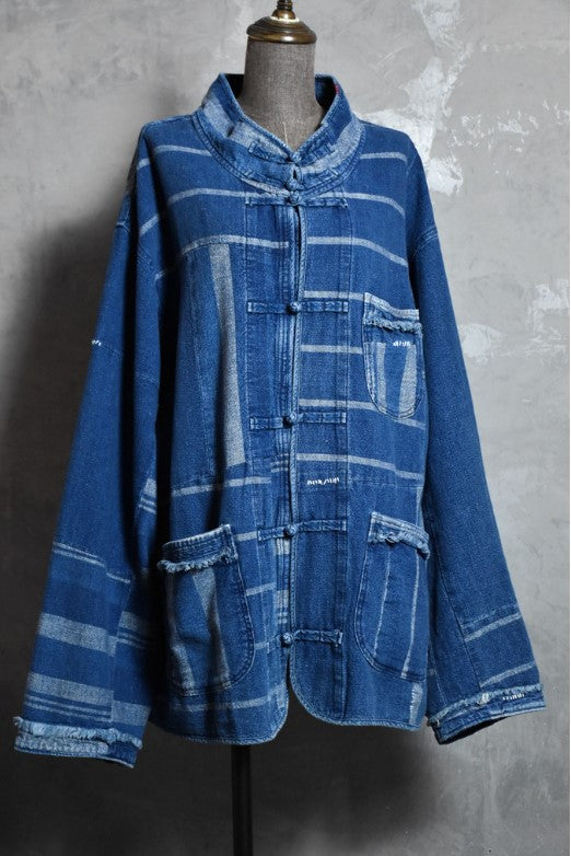 Porter Classic African Cotton Chinese Jacket 吉田克幸 非洲棉藍染中式唐裝外套