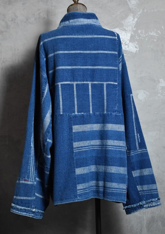 Porter Classic African Cotton Chinese Jacket 吉田克幸 非洲棉藍染中式唐裝外套