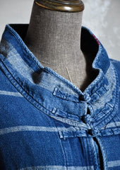 Porter Classic African Cotton Chinese Jacket 吉田克幸 非洲棉藍染中式唐裝外套