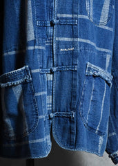 Porter Classic African Cotton Chinese Jacket 吉田克幸 非洲棉藍染中式唐裝外套