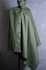 Dutch 1980’s Vintage Army Waterproof Rain Cape 荷蘭公發 軍用斗篷 雨衣