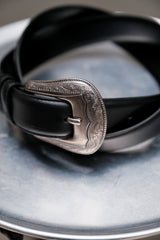 Western Buckle Cowhide Leather Belt 西部風格皮革腰帶 寬頭 全新品
