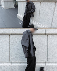 1dyll 10SS 25ENGINEER SHIRT (Grey)