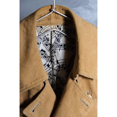 Number (N)ine 07S/S "About A Boy" Corduroy Rider Jacket 宮下貴裕時期 燈芯絨雙排扣騎士外套音符內襯日本製