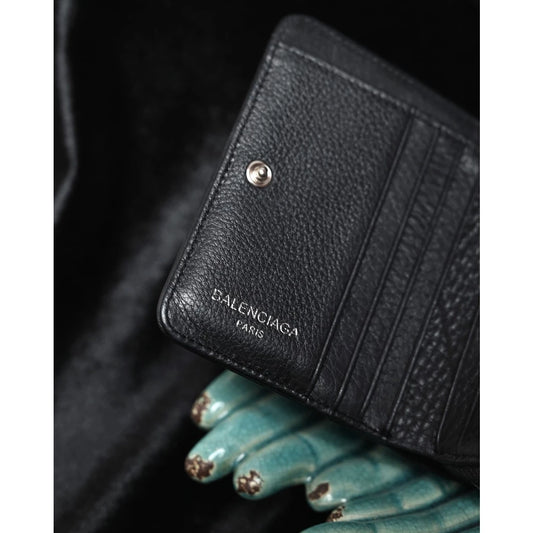 Balenciaga EVERYDAY BILLFOLD ZIP WALLET / 巴黎世家 牛皮拉鍊錢包式短夾