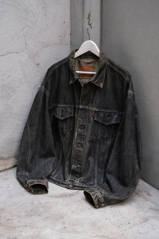 Levi’s 90’s Vintage 70503 Black Denim Trucker Jacket 李維斯古著 水洗黑丹寧牛仔夾克
