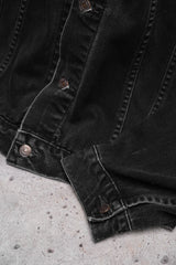 Levi’s 90’s Vintage 70507 Faded Black Denim Trucker Jacket 李維斯古著 褪色黑丹寧牛仔夾克 墨西哥製