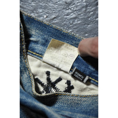 Hysteric Glamor Vintage Selvedge Jeans Japanese rock designer brand washed color destroyed selvedge denim jeans made in Japan