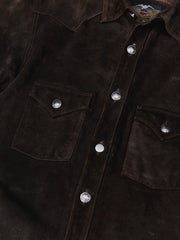 Harley-Davidson Suede Short Sleeve Western Shirt 哈雷麂皮短袖西部襯衫