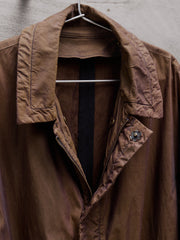 08sircus Glossy Fabric Nylon Trench Coat 日本設計師品牌 光澤感尼龍風衣外套