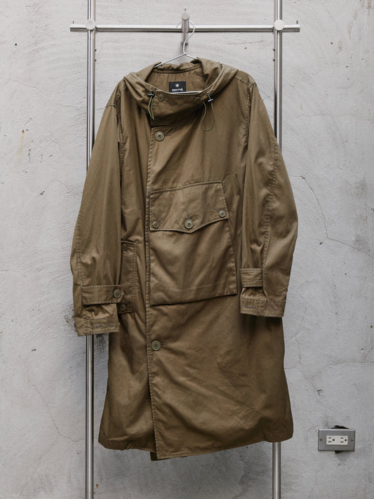 Snowpeak VENTILE JK-16AU110 Over Coat 日本戶外品牌 長絨棉多口袋綠色大衣