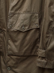 Snowpeak VENTILE JK-16AU110 Over Coat 日本戶外品牌 長絨棉多口袋綠色大衣