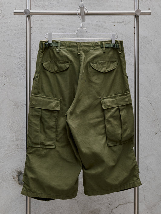 1950s U.S. Army M-1951 Cold Weather Field Trousers (OG-107) 50年代美軍 M-1951 OG-107 防風野戰長褲(褲長裁短)