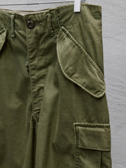 1950s U.S. Army M-1951 Cold Weather Field Trousers (OG-107) 50年代美軍 M-1951 OG-107 防風野戰長褲(褲長裁短)