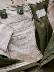 1950s U.S. Army M-1951 Cold Weather Field Trousers (OG-107) 50年代美軍 M-1951 OG-107 防風野戰長褲(褲長裁短)