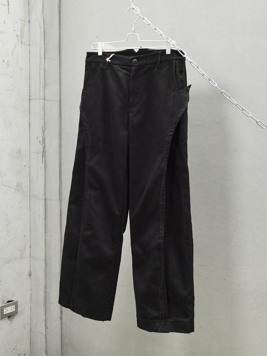Professor.E 25SS PANELED WIDE DENIM