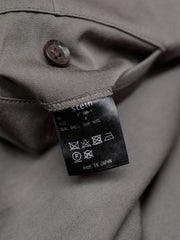 SSStein Gray Pleated Slacks 日本極簡設計品牌 灰棕羊毛雙打褶西裝褲