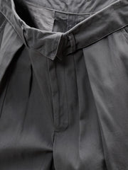 SSStein DOUBLE WAIST WIDE TROUSERS 日本極簡設計品牌 褲頭反折雙打褶立體剪裁錐形褲