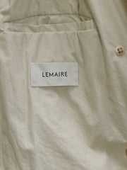LEMAIRE Lapel WideStyle Long Trench Coat 法國簡約品牌 雙排釦闊形棉質大衣附腰帶