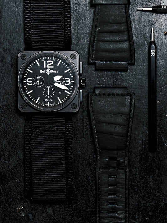 Bell &Ross BR 01-94 Aviation Chronograph Watch 法國專業製錶品牌 飛行儀表計時腕錶