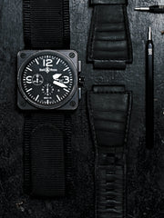 Bell &Ross BR 01-94 Aviation Chronograph Watch 法國專業製錶品牌 飛行儀表計時腕錶