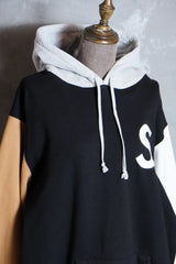 Supreme 19S/S S Logo Colorblocked Hoodie 刺繡LOGO 拼色帽踢 加拿大製