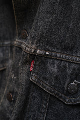 Levi’s 90’s Vintage 70503 Black Denim Trucker Jacket 李維斯古著 水洗黑丹寧牛仔夾克