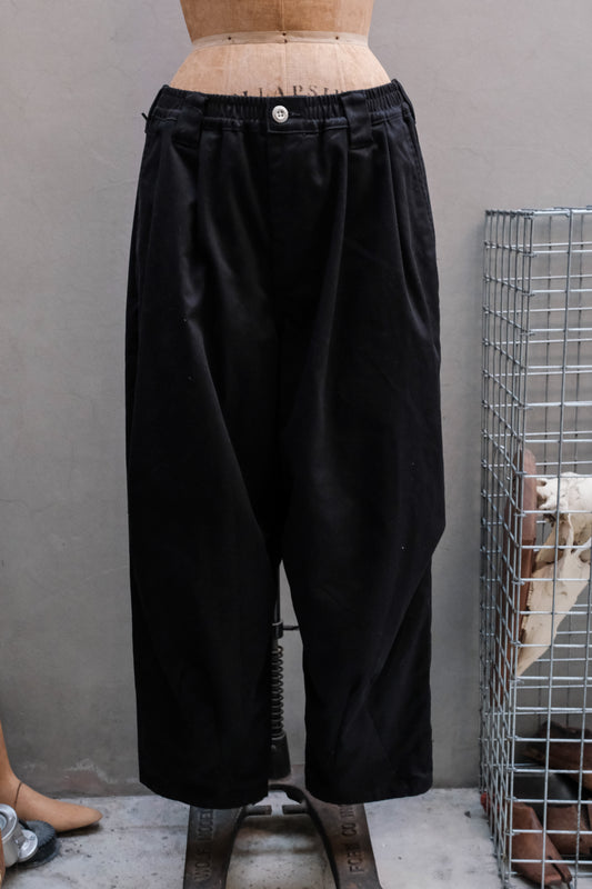 TIGHTBOOTH - DRY BAGGY SLACKS 日本滑板品牌 黑色寬鬆休閒長褲