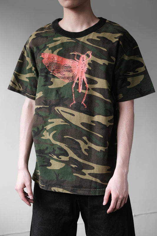 The Locust Camo Hardcore Punk Band Tee 美國硬蕊龐克樂隊 迷彩印花樂團T