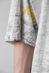 90's Vintage "IOWA" Map Full Print Tee Single Stitch