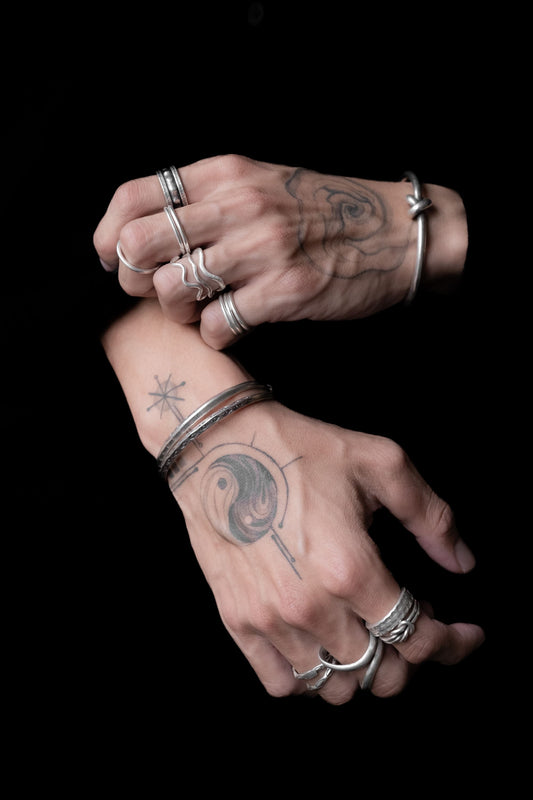 Tribal Totem Sterling Silver 999 Bracelet