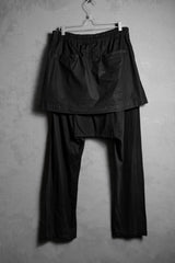 Rick Owens DRKSHDW Layered Skirt Sarouel Pants