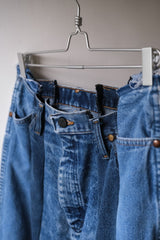 Ban Restructure Colorblock Wide-Leg Jeans (A)