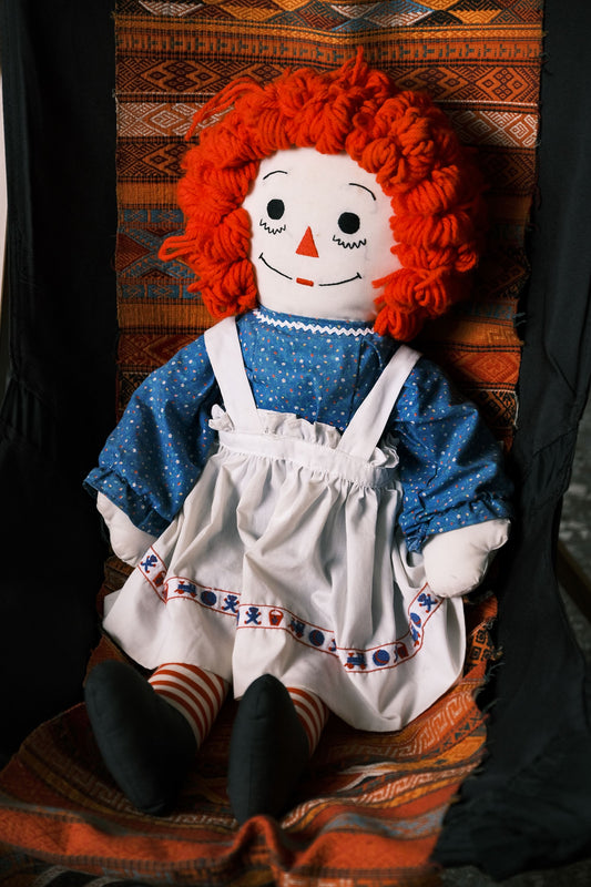 Vintage Raggedy Ann Doll 早期安娜貝爾布偶娃娃 (商品在海葵工作室)