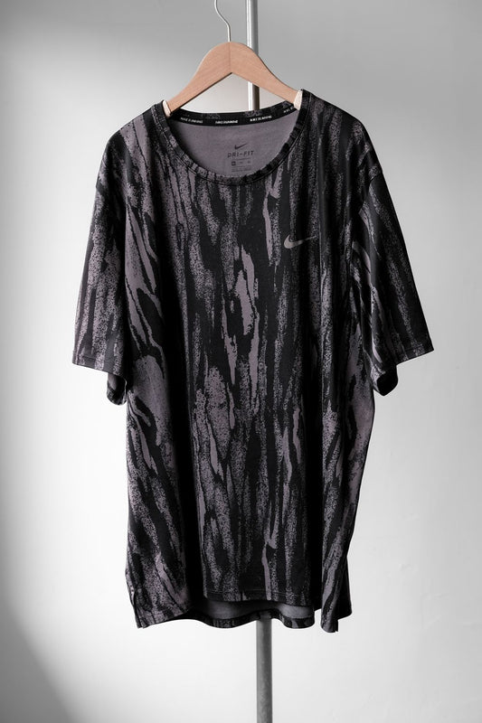 NIKE Dri-Fit Miler Wild Run Top printed quick-drying breathable short-sleeved top