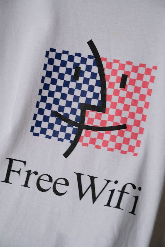Free WiFi Finder Tee 西班牙滑板街頭品牌 印花短T