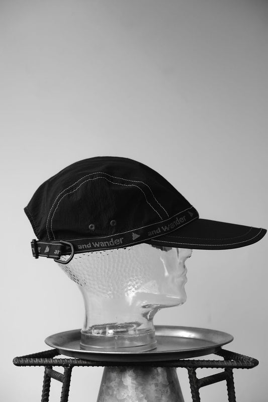 and wander JQ Tape Cap Japanese functional designer brand long brim nylon baseball cap brand new