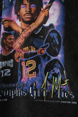 8JA9 Morant Tee Morant parody player print washed short T