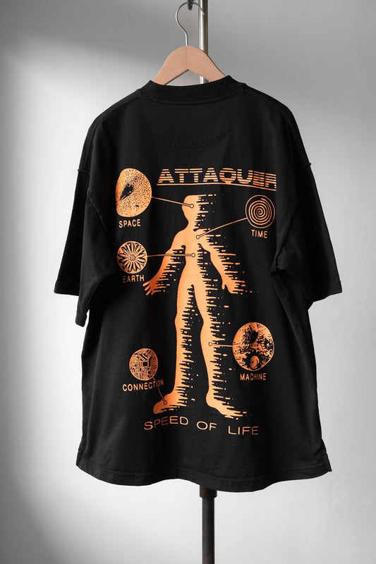 ATTAQUER SOL Lifeform SS Tee Australian cycling apparel brand printed short T
