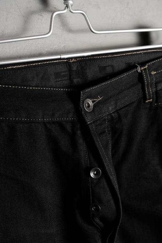 Rick Owens DRKSHDW Lamb Leather Patch Cropped Jeans