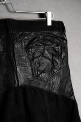 Rick Owens DRKSHDW Lamb Leather Patch Cropped Jeans