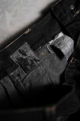 Rick Owens DRKSHDW Lamb Leather Patch Cropped Jeans