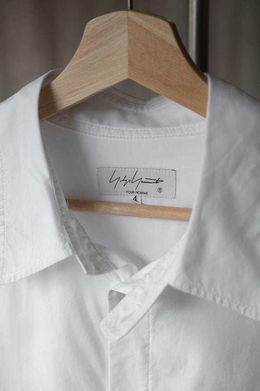 Yohji Yamamoto Pour Homme Asymmetric Long Shirt 山本耀司男裝主線 不對稱長版襯衫