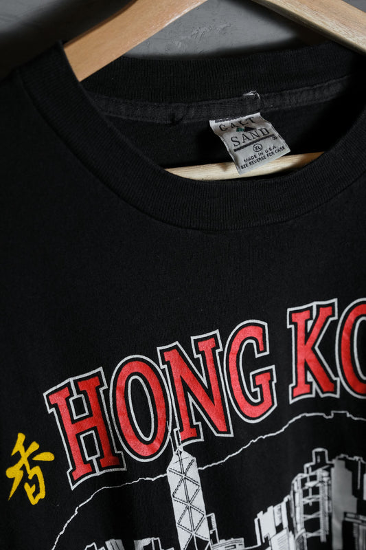 90’s Vintage Hong Kong Tee 香港 東方明珠 Made in USA Single Stitch