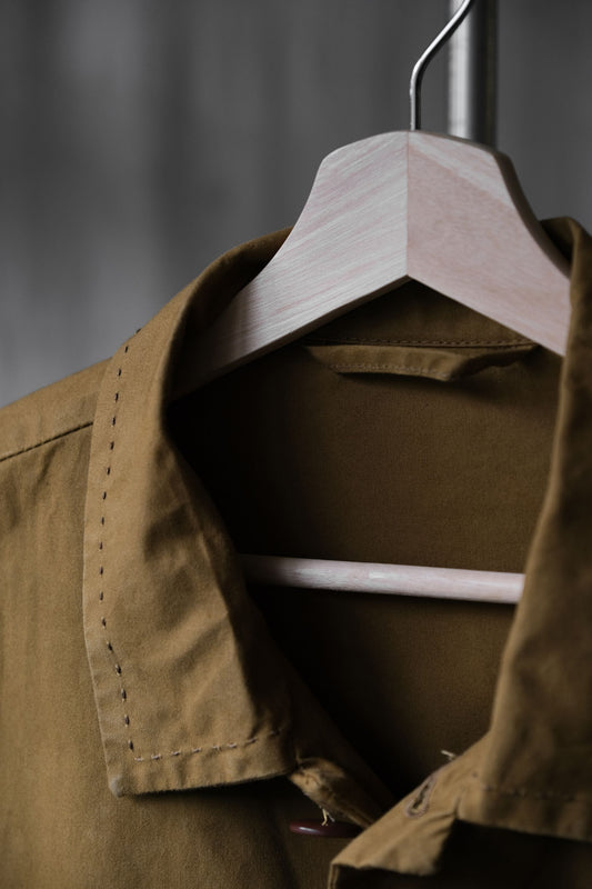 CASEY CASEY Wax Blouson Shirt Jacket 法國設計師品牌 上蠟帆布襯衫外套