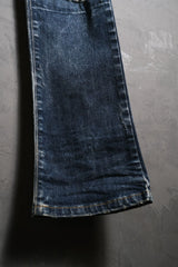 Tornado Mart 2000’s Distressed Bootcut Slim Jeans 日本設計師品牌 窄管破壞牛仔喇叭褲 日本製